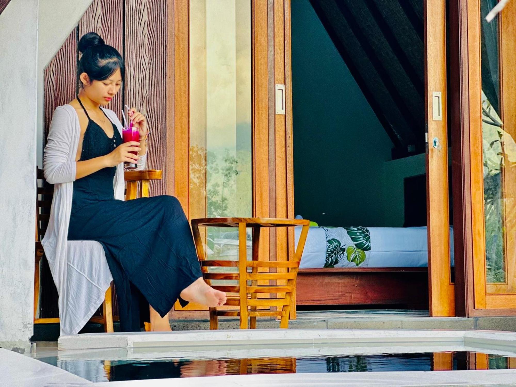 Ampik Batur With Private Hot Springs Bed & Breakfast Kubupenlokan Luaran gambar